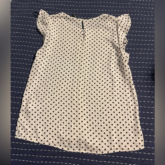 Forever 21 Polka-Dot Flutter Sleeve Shirt - Picture 8 of 10